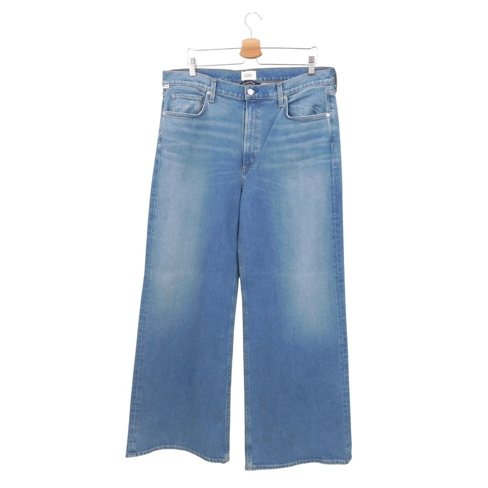 Citizens of Humanity Loli Mid Rise Premium Vintage Wide Leg Jeans‎ Blue Size 34